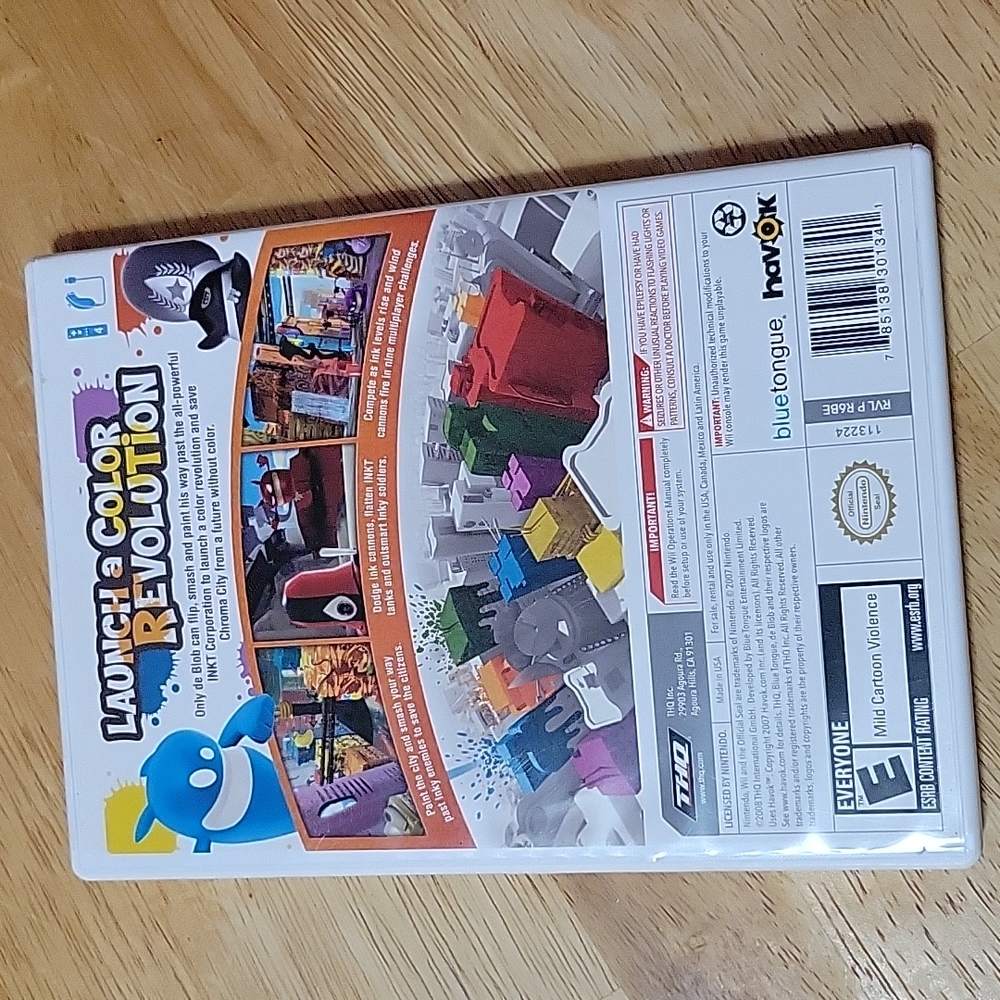 Wii de Blob video game - Picture 2 of 4